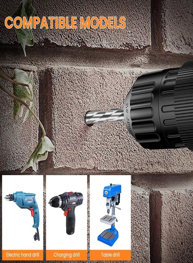 Serplex مجموعة رؤوس حفر البناء من سيربلكس®، 7 قطع (3/4/5/6/8/10/12 مم)، رؤوس حفر للخرسانة مناسبة للزجاج/الطوب/البلاستيك/الخشب/البلاط/إلخ، رؤوس حفر من الكربيد عالية القوة، رأس لولبي عالي المتانة - Image 5